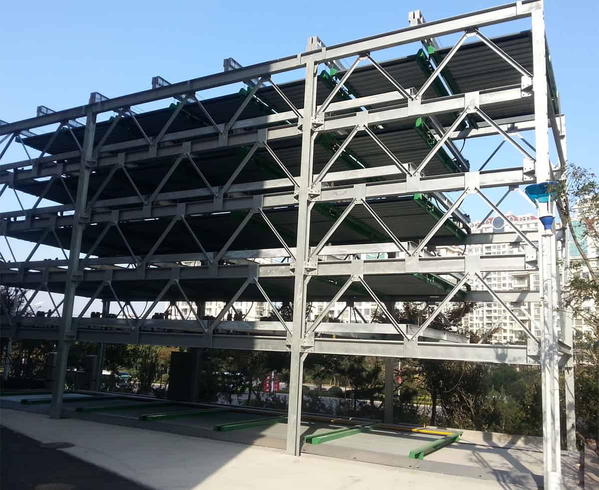 PSH多層升降橫移類機械式立體車庫設備