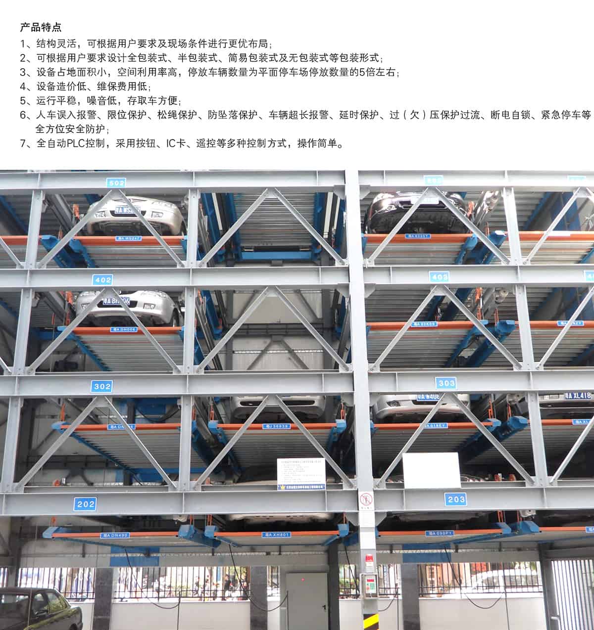 重慶成都負一正三地坑PSH4D1四層升降橫移類機械式立體車庫設(shè)備產(chǎn)品特點.jpg